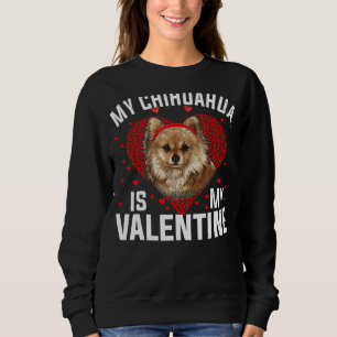 Min Chihuahua är mina Valentine Valentines day Boy T Shirt