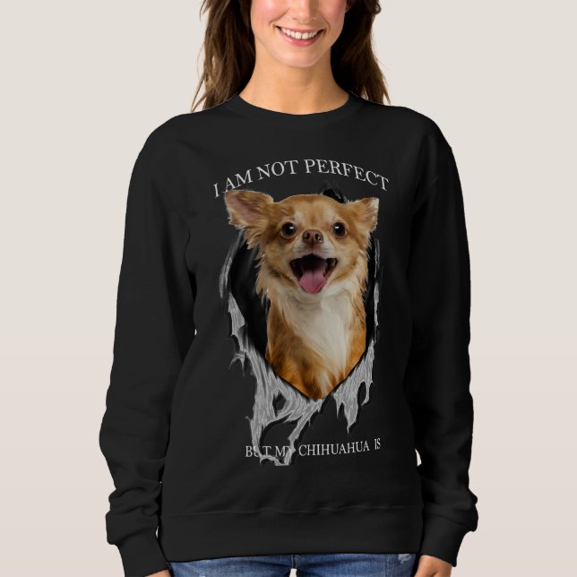 Min Chihuahua är Perfekt T Shirt (Framsida)
