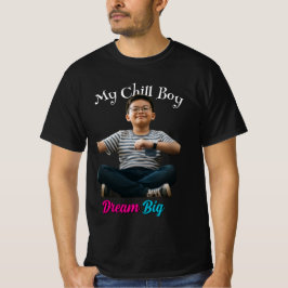 Min Chill Pojke Personlig Foto T Shirt
