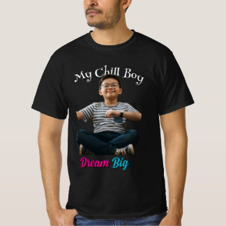 Min Chill Pojke Personlig Foto T Shirt