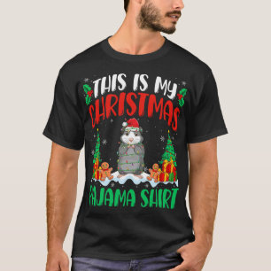Min Chinchilla jul Pajama Shirt 2Chinchilla L T