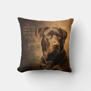Min chokladlabrador tycker att jag är världens bäs kudde