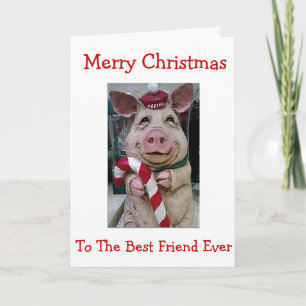 MIN **CHRISTMAS PIGGY** BÄSTA VÄN NÅGONSIN HELGKORT