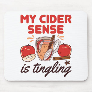 Min Cider-sense är att klinga på äppelcider Musmatta