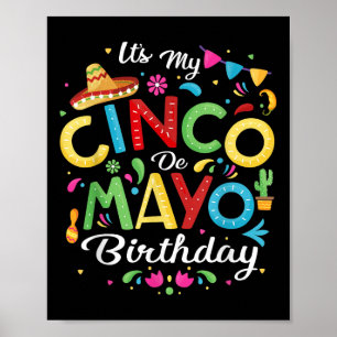Min Cinco De Mayo Birthday Funny Cinco De Mayo Poster