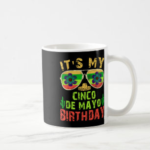 Min Cinco De Mayo Birthday Funny-Födelsedagsfest Kaffemugg