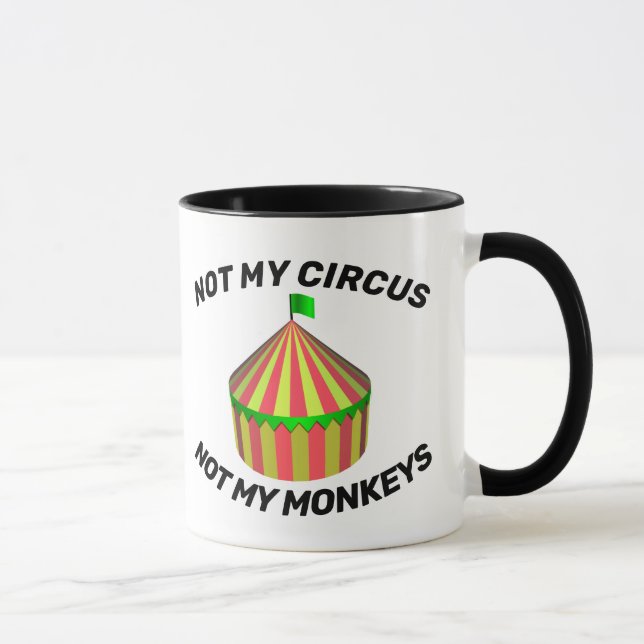 MIN CIRCUS INTE MIN MONKEYS KAFFE KOPPAR (Höger)