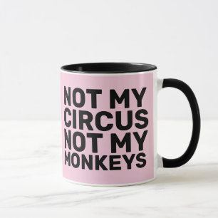 MIN CIRCUS INTE MIN MONKEYS KAFFE KOPPAR