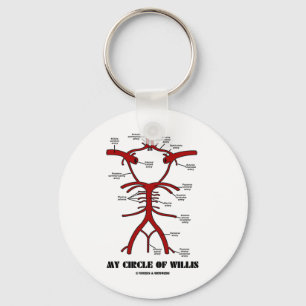 Min cirkel Willis (Arteries Anatomical Humor) Nyckelring