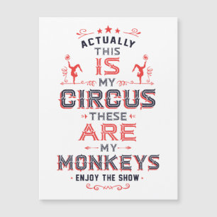Min cirkus min apamagnet