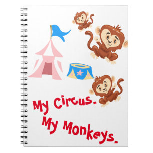Min cirkus. Mina apor. Anteckningsbok