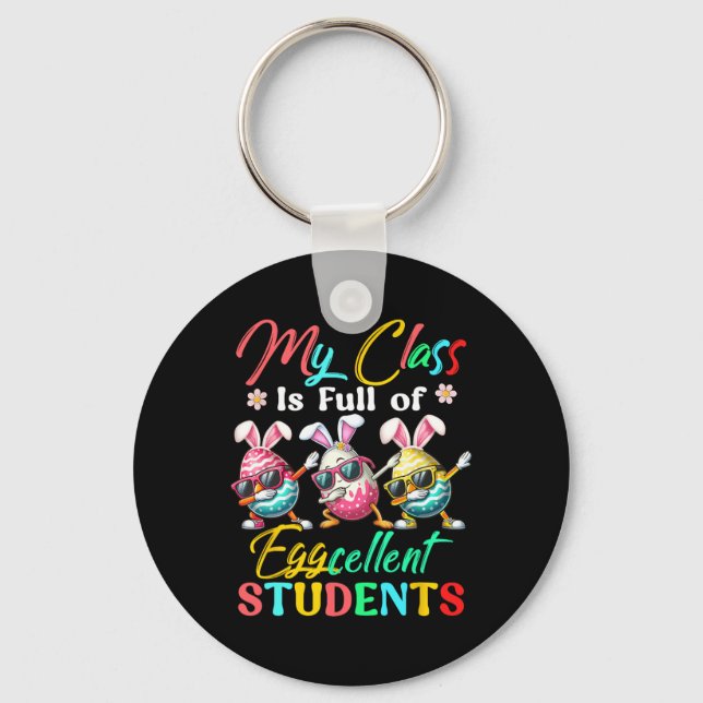 Min Cl är Fullt utmärkt Studenter Costume Påsk e Nyckelring (Framsida)
