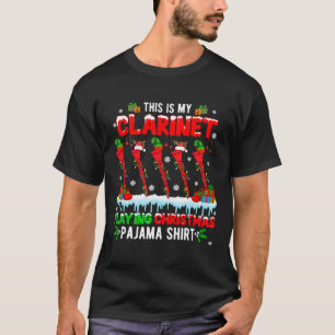 Min Clarinet spelar jultomten Pajama Group T Shirt