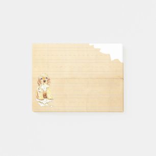 Min cockerspanielSpanielåt min läxa Post-it Block