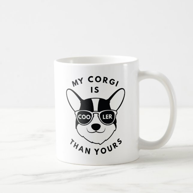 Min Corgi är färgare än dina Kaffemugg (Höger)