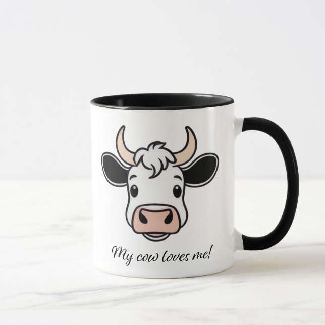 Min Cow Kärlek Me Mugg (Höger)