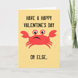Min Crabby valentin Helgkort