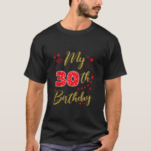 Min Cute-familj 30års födelsedag Party 30 år gamma T Shirt