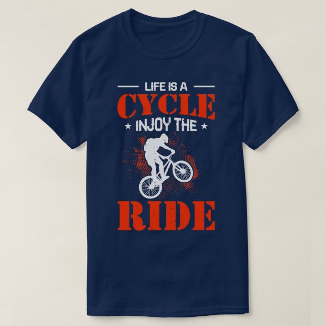 min cykel i pension-planen (18) t shirt (Design framsida)