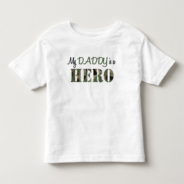 Min DADDY är en HERO Tee (Framsida)
