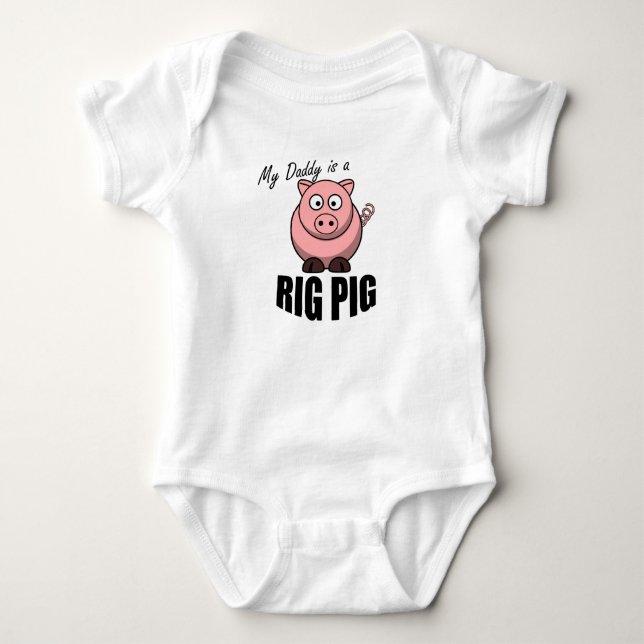 MIN DADDY ÄR EN RIG GRIS TEE SHIRT (Framsida)