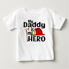 MIN DADDY ÄR MIN HERO FIREMANS SOM T SHIRT