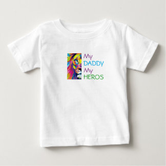 MIN DADDY MY HERO TSHIRT FÖR LÅNGT. T-SHIRT