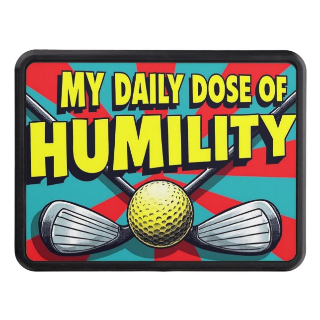 Min dagliga dos Humility Golf Dragkroksskydd (Framsidan)