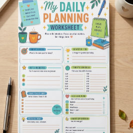Min dagliga planeringsmall ⭐ post-it block