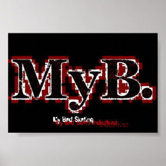 Min dåliga Skating Poster