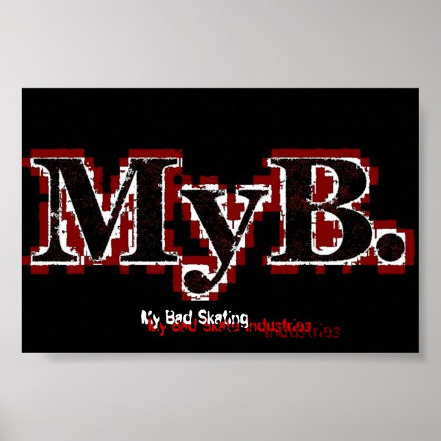 Min dåliga Skating Poster (Framsidan)