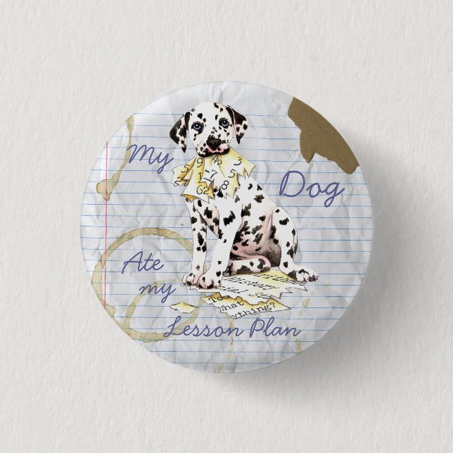 Min Dalmatian Ate Min lektonplan Knapp (Framsida)