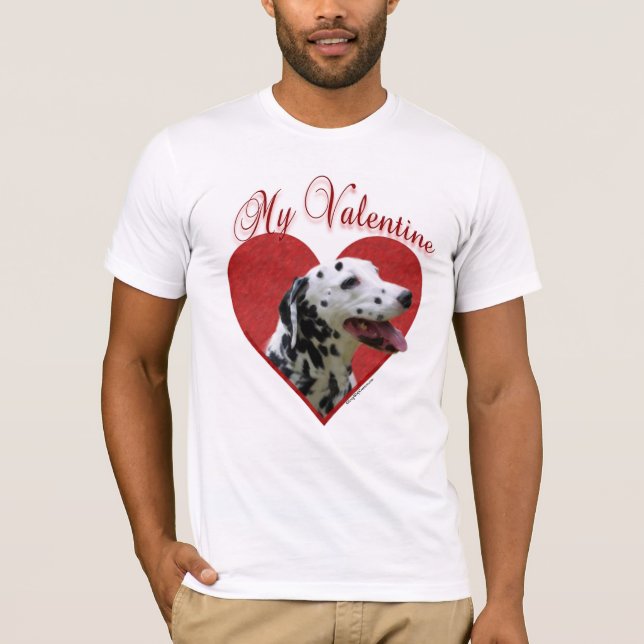 Min Dalmatian Valentine T Shirt (Framsida)