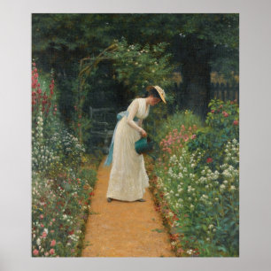 Min Dam Garden Leighton Poster