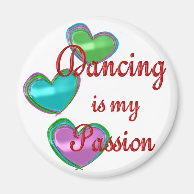 Min Dancing Passion Magnet (Framsidan)