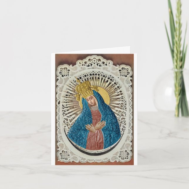 Min dators färgläggning av Jungfru Maria-kort   Kort (Framsida)