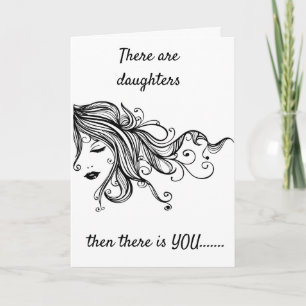 MIN "DAUGHTER" MED ALLA VÅRA KÄRLEK-BIRTHDAG KORT