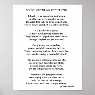 MIN DAUGHTER, MIN VÄN POSTER