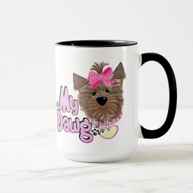 Min dawg Gift Mugg (Höger)