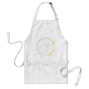 Min degu är allergisk apron förkläde