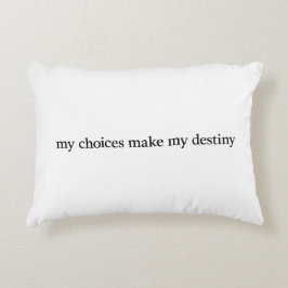 Min dekordekorfärg prydnadskudde