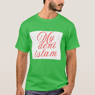 Min deni islamiska älskare citat designsic Mörk T- T Shirt