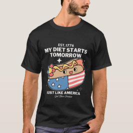 Min diet börjar i morgon t shirt