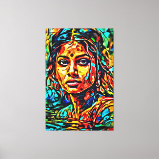 Min digitala konstpensel canvastryck