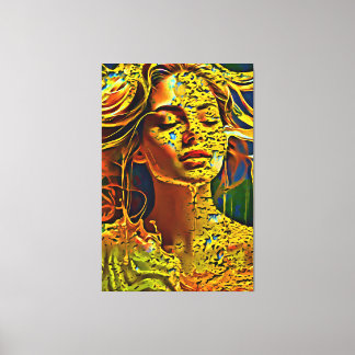 Min digitala konstpensel canvastryck