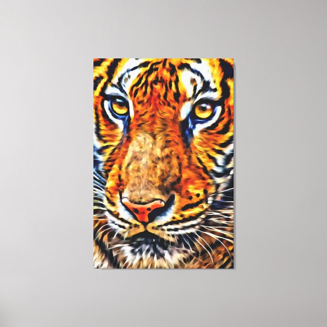 Min digitala konstpensel canvastryck (Framsida)