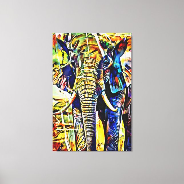 Min digitala konstpensel canvastryck (Framsida)