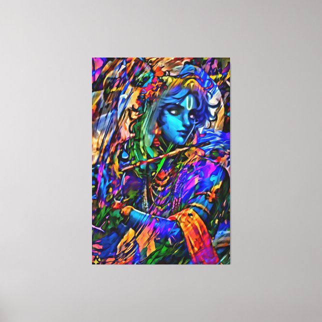 Min digitala konstpensel canvastryck (Framsida)