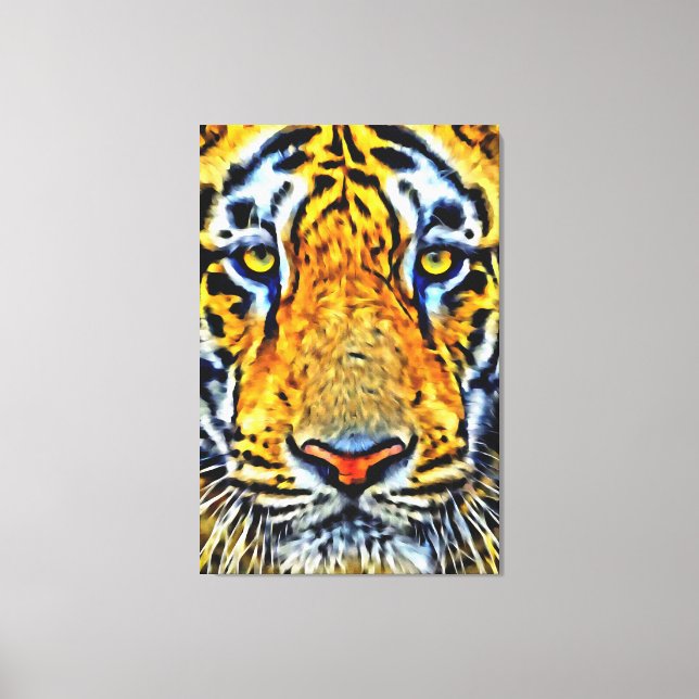 Min digitala konstpensel canvastryck (Framsida)