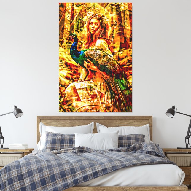 Min digitala konstpensel canvastryck (Insitu (sovrum))